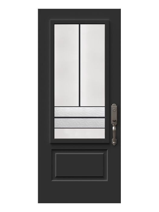 Avenue - Détail des baguettes patinées